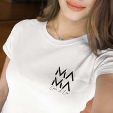 Laden Sie das Bild in den Galerie-Viewer, Personalisierte Geschenkidee für Mama Vegane Baumwolle Damen T-Shirt