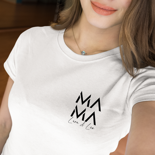 Personalisierte Geschenkidee für Mama Vegane Baumwolle Damen T-Shirt