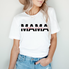 Laden Sie das Bild in den Galerie-Viewer, Personalisiertes Geschenk für Mama Mutter Veganes Baumwolle Damen T-Shirt