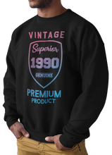Laden Sie das Bild in den Galerie-Viewer, Herren Sweatshirt Vintage Superior &quot;Wunschjahr&quot; Genuine Premium Product