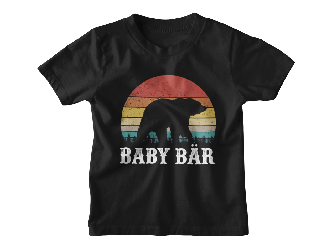 Baby Bär Vintage Kinder T-Shirt - Paparadies