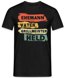 Ehemann Vater Grillmeister Held Herren T-Shirt
