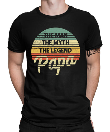 The Man Myth Legend Papa Herren T-Shirt