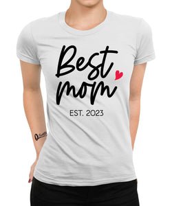 Best mom est. 2023 Damen T-Shirt