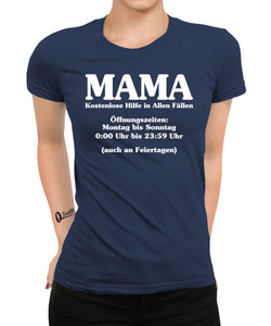Mama Kostenlose Hilfe in Allen Fällen Damen T-Shirt