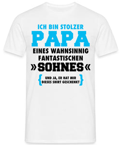 Ich bin stolzer Papa Herren T-Shirt