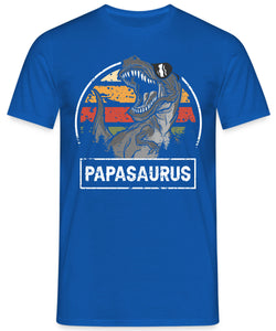 Papasaurus Papa Dinosaurier  Herren T-Shirt