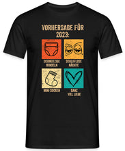 Laden Sie das Bild in den Galerie-Viewer, Vorhersage für 2023 Papa Vater Herren T-Shirt