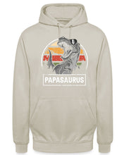 Laden Sie das Bild in den Galerie-Viewer, Papasaurus Papa Dinosaurier  Hoodie