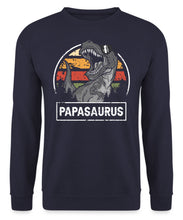 Laden Sie das Bild in den Galerie-Viewer, Papasaurus Papa Dinosaurier  Sweatshirt