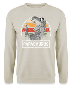 Papasaurus Papa Dinosaurier  Sweatshirt
