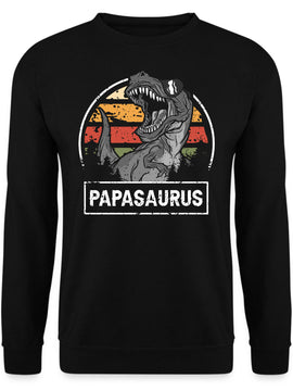 Papasaurus Papa Dinosaurier  Sweatshirt