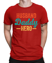 Laden Sie das Bild in den Galerie-Viewer, Husband Daddy Hero Herren T-Shirt