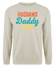 Laden Sie das Bild in den Galerie-Viewer, Husband Daddy Hero Sweatshirt