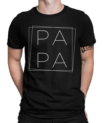 Papa Minimalistisch Herren T-Shirt