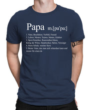 Laden Sie das Bild in den Galerie-Viewer, Papa Definition Herren T-Shirt