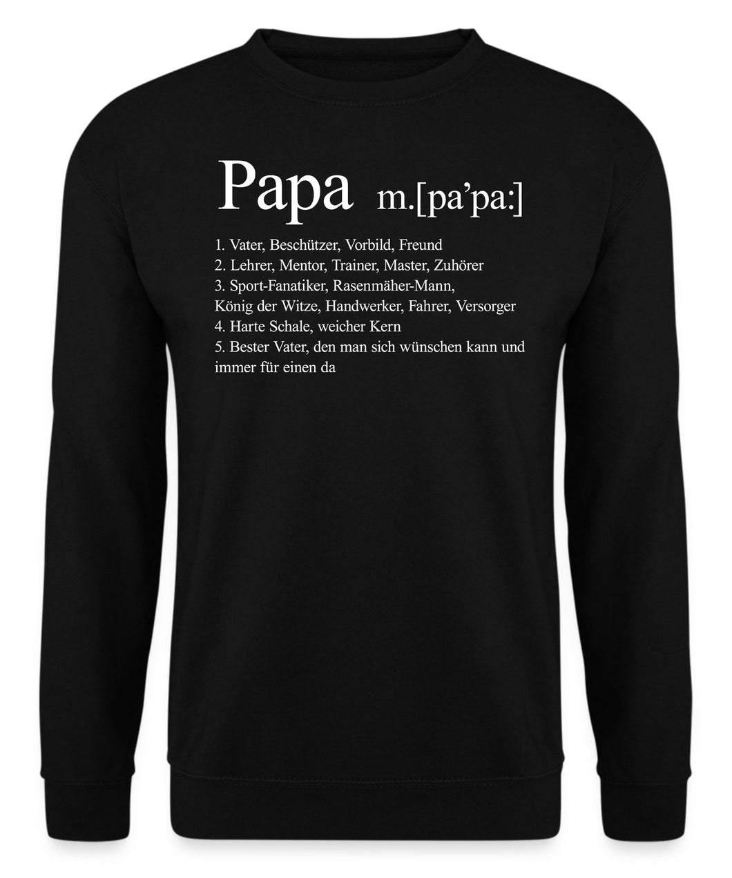 Papa Definition Sweatshirt
