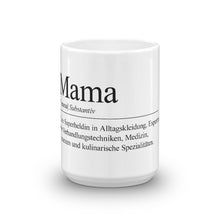 Laden Sie das Bild in den Galerie-Viewer, Mama Definition Kaffeetasse - Paparadies