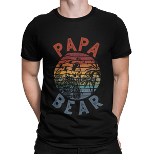 Vintage Papa Bear Herren T-Shirt
