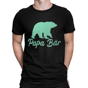 Papa Bär Mint Herren T-Shirt