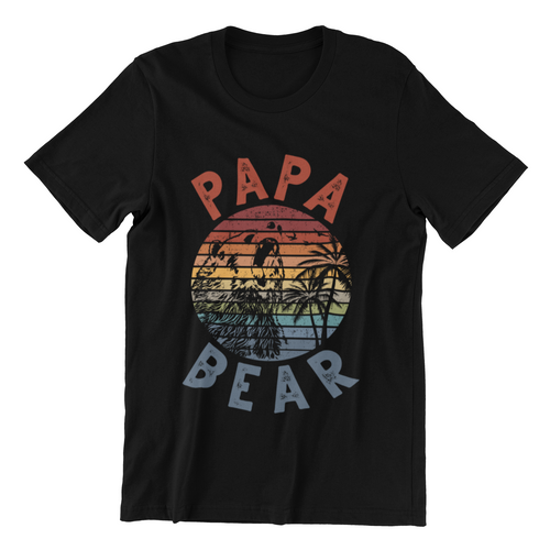 Vintage Papa Bear Herren T-Shirt