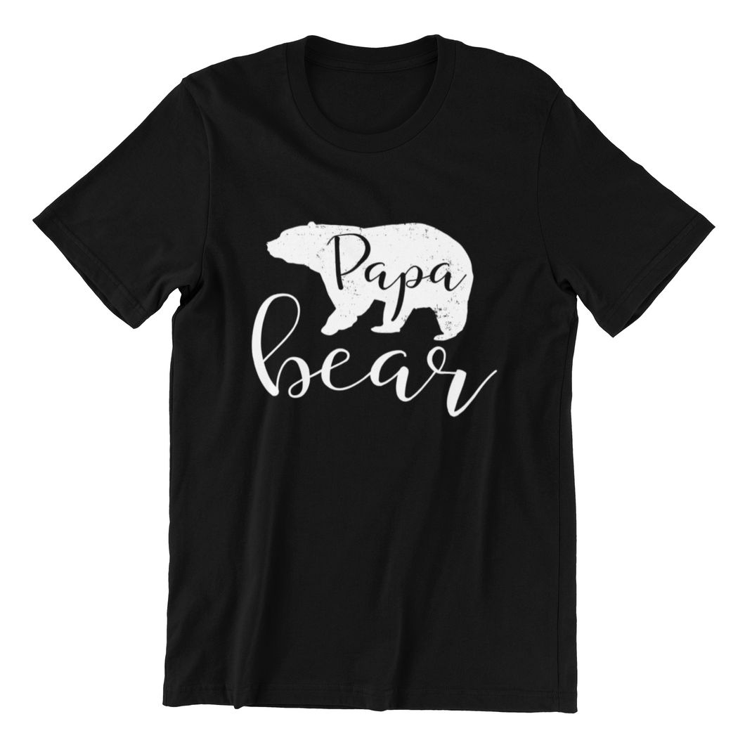 Papa Bear Distressed Herren T-Shirt
