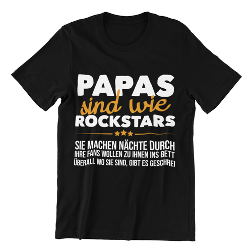 Papas sind wie Rockstars Herren T-Shirt