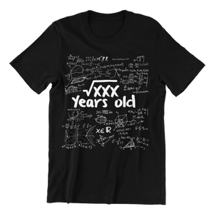 Herren T-Shirt Wurzel "Wunschjahr" Years Old