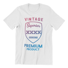 Laden Sie das Bild in den Galerie-Viewer, Herren T-Shirt Vintage Superior &quot;Wunschjahr&quot; Genuine Premium Product
