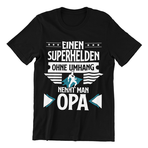 Superheld ohne Umhang Opa Herren T-Shirt