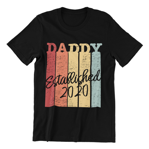 Daddy established 2020 Herren T-Shirt - Paparadies