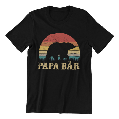 Papa Bär Vintage Style Herren T-Shirt