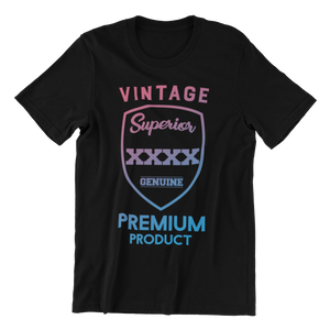 Herren T-Shirt Vintage Superior "Wunschjahr" Genuine Premium Product