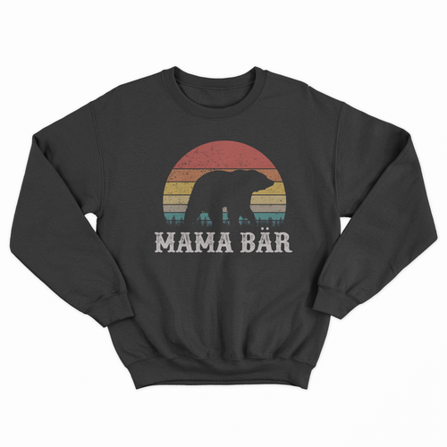 Mama Bär Vintage Style Sweatshirt - Paparadies