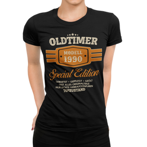 Damen T-Shirt Oldtimer Model "Wunschjahr" Special Edition